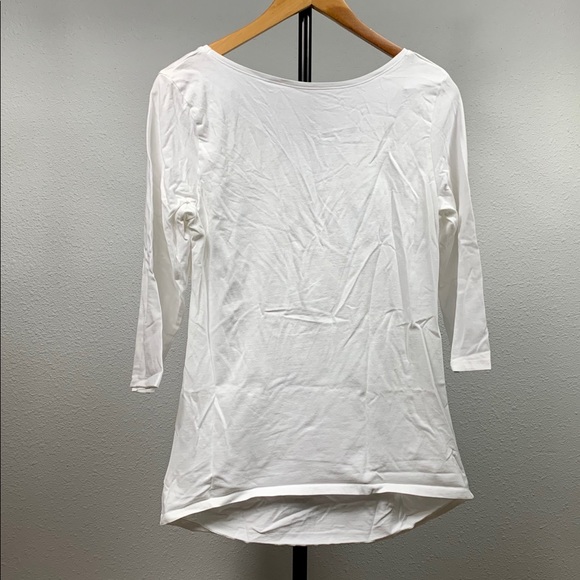 ❗️HOST PICK❗️H&M White Maternity Jersey Top - Picture 5 of 5